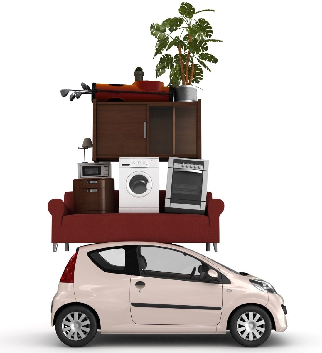 Transporter un meuble sur le toit de la voiture 2/2 : un exemple concret 