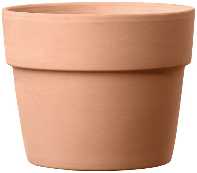 Cache-pot 11cm terre rosée perfetto white