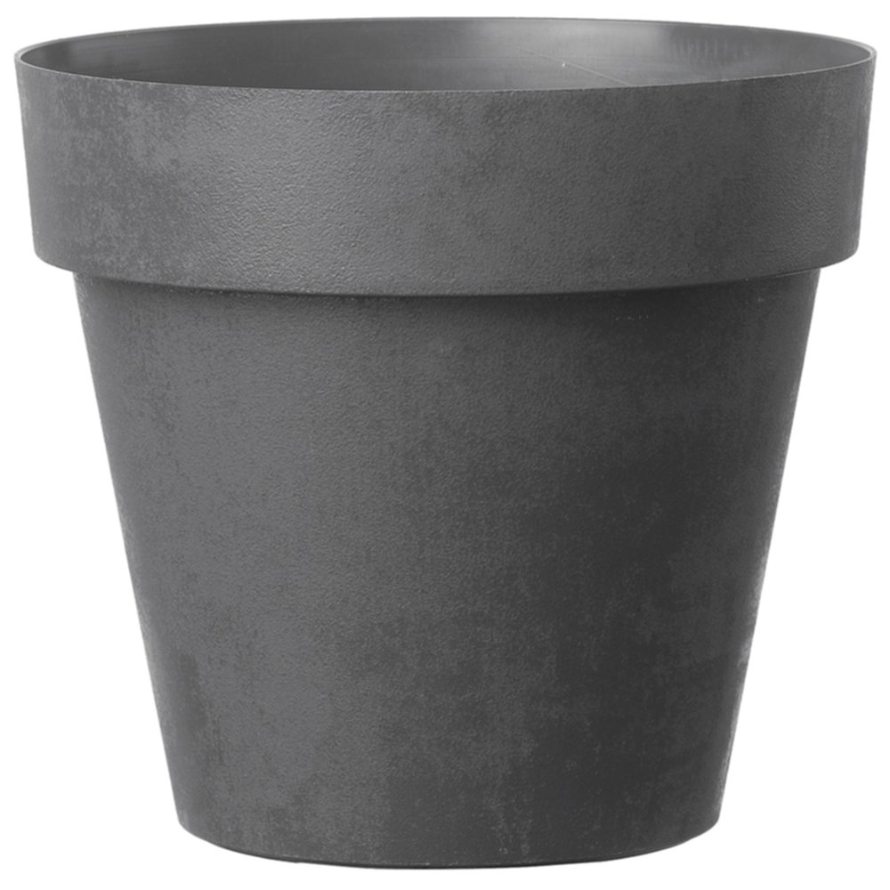 Pot de fleurs Vaso Like R anthracite Ø15x14cm