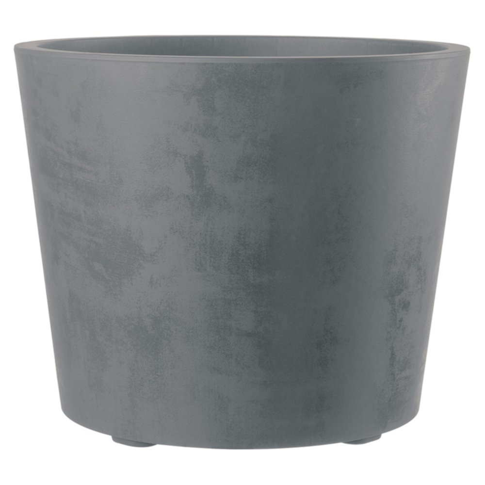 Pot de fleurs Vaso Millennium Ashgrey à réserve d'eau et roulettes 59cm