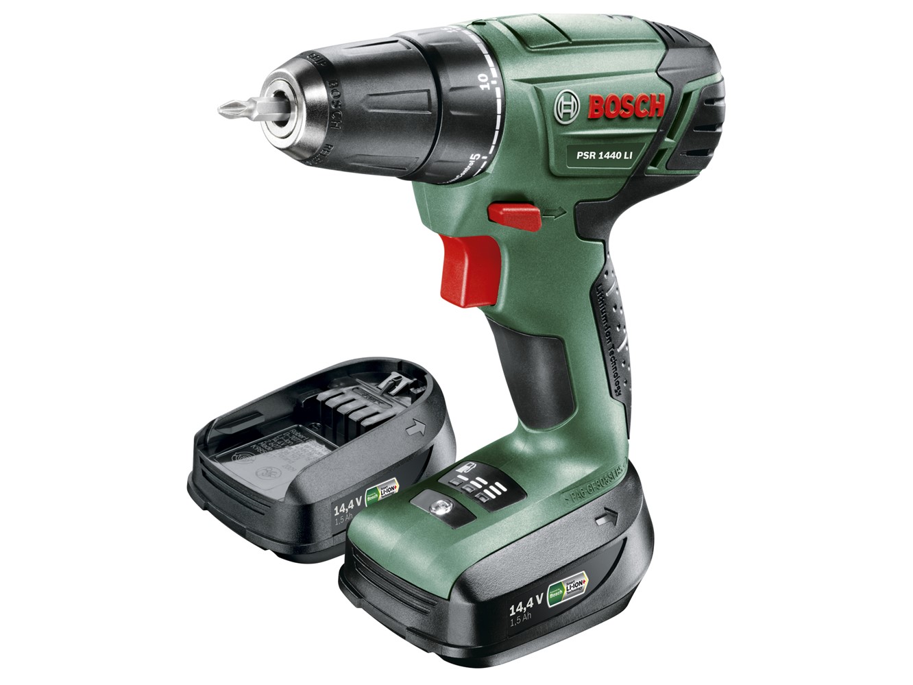 Perceuse-visseuse sans fil PSR 1440 Li + 2 batteries 14,4V - 1,5Ah - BOSCH