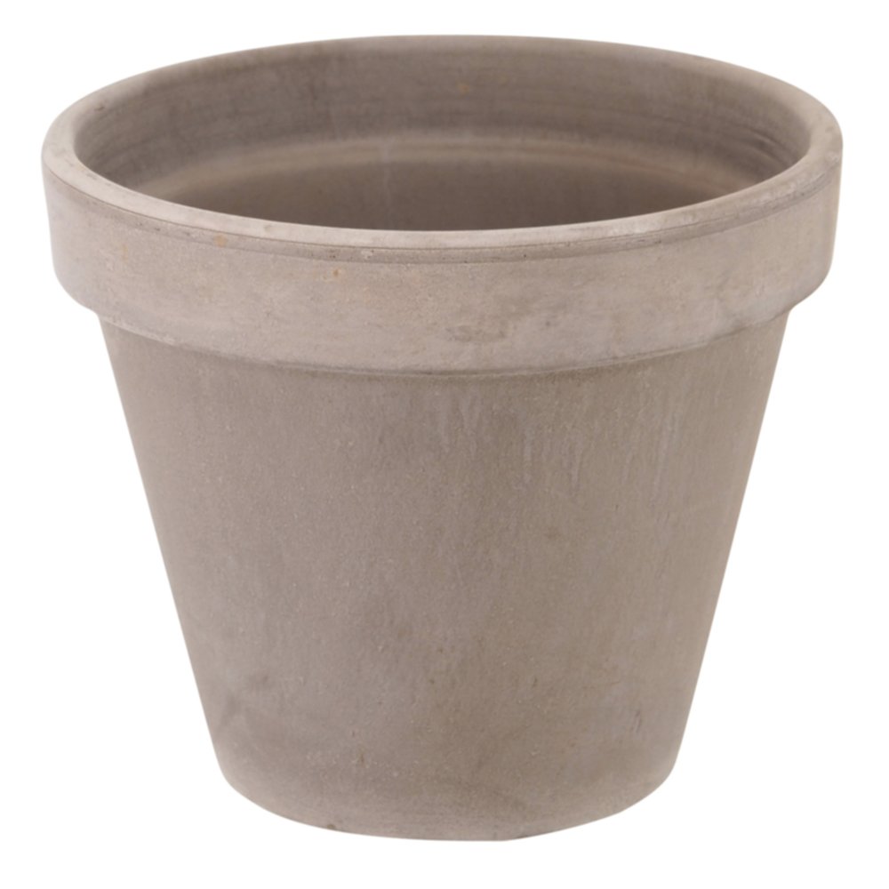 Pot Greige en Terre cuite Ø23cm