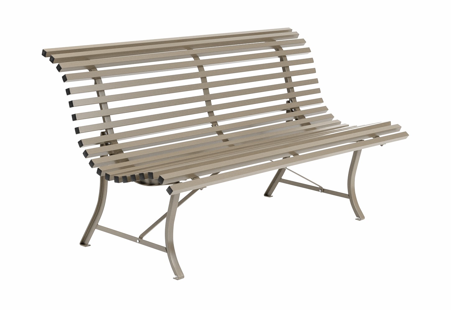 Banc de jardin Louisiane 150 cm muscade - FERMOB