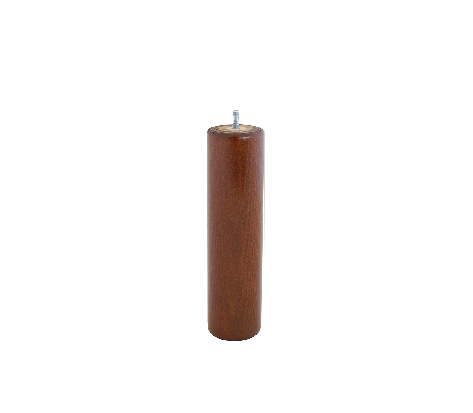 Pied de lit cylindrique noyer h250 Ø68 mm - EVOLUDIS