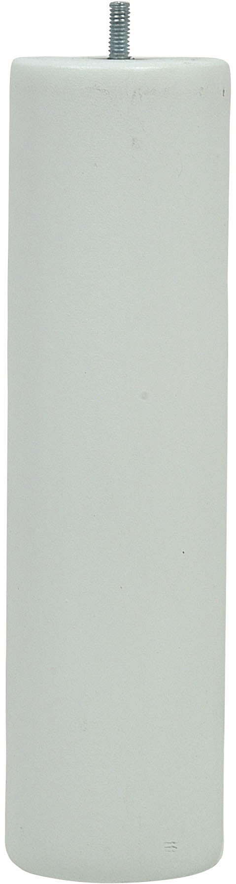 Pied de lit cylindrique blanc H.250 Ø68 mm - EVOLUDIS