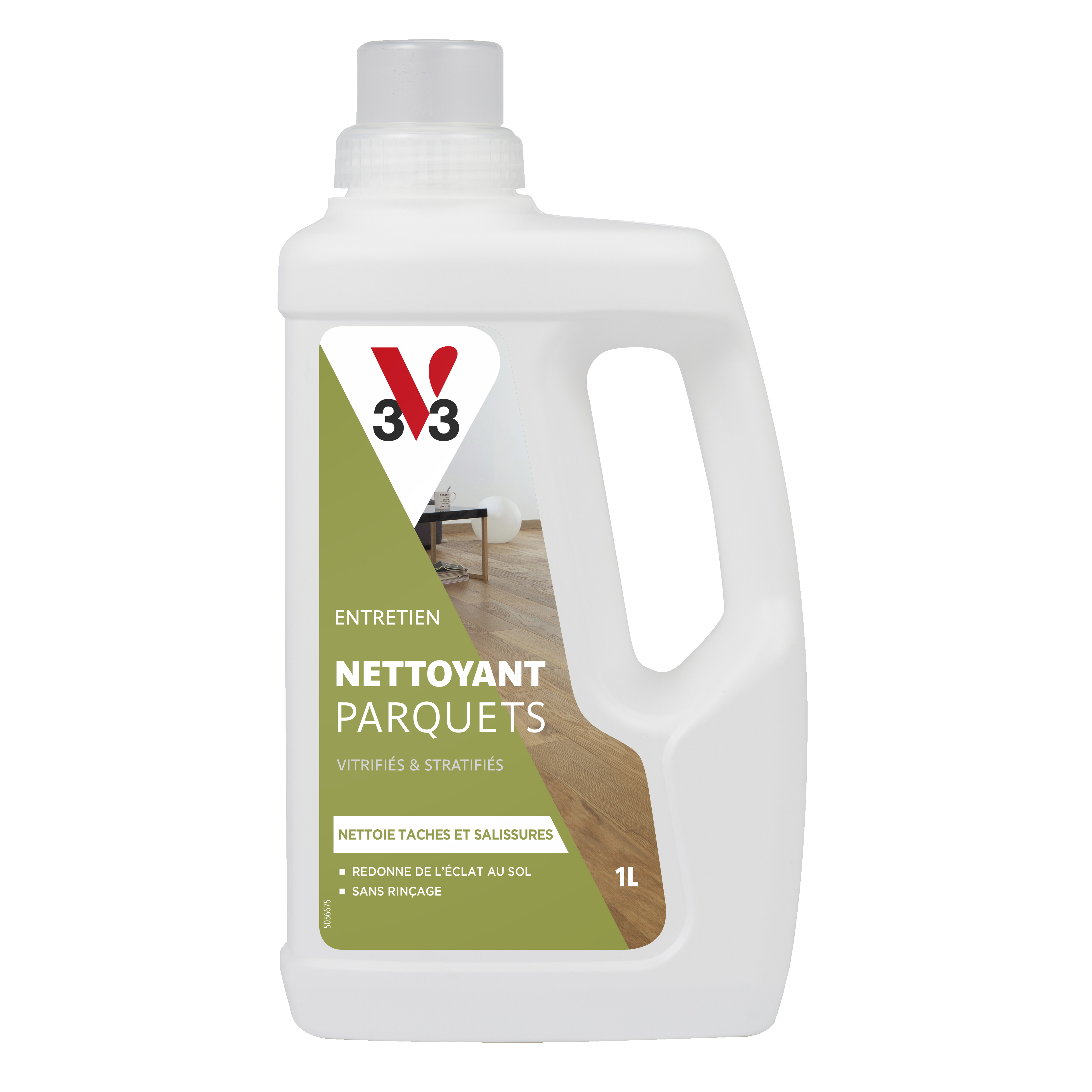 nettoyant parquets & stratifiés incolore  1 l  - V33