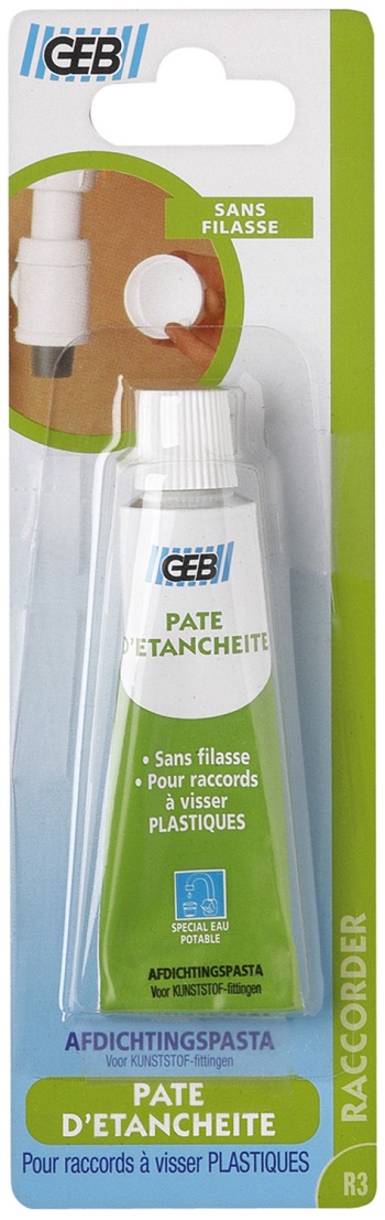 PATE D'ETANCH EAU POTABLE. RACCORDS. PLASTIQUES  tube 20 ml /bl