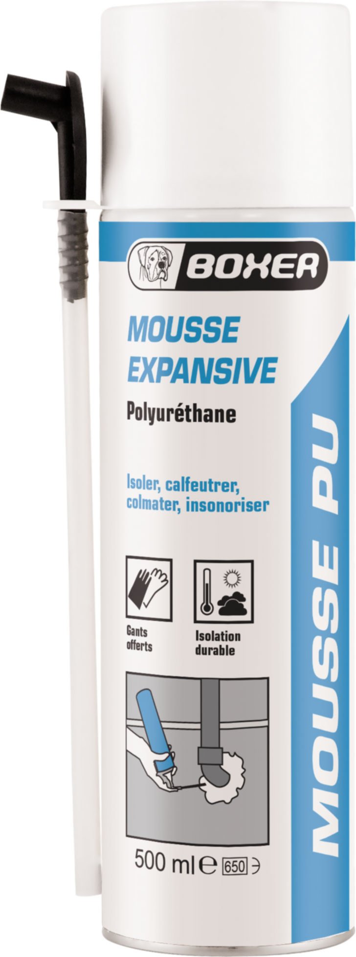 Mousse expansive LMDI 500 ml BOXER