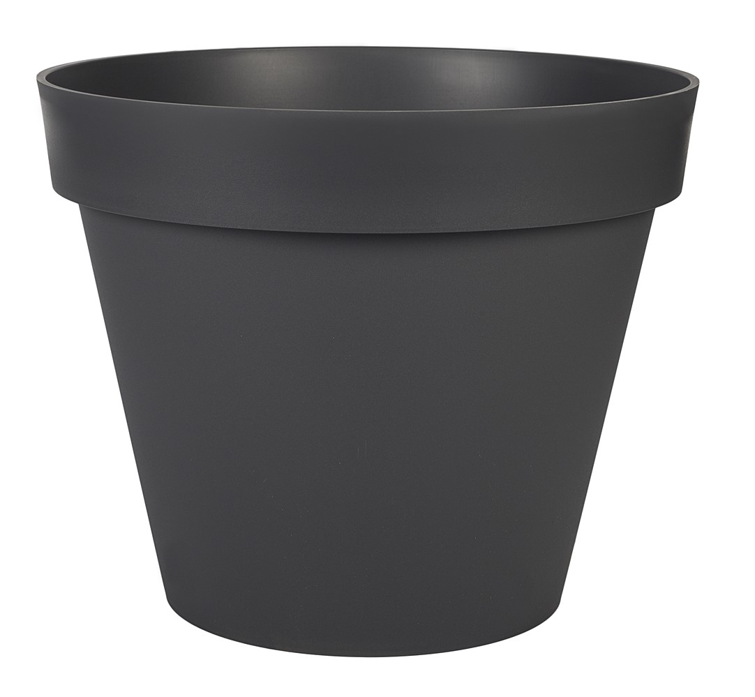 Pot Toscane Ø48xH.40cm Gris Anthracite - EDA