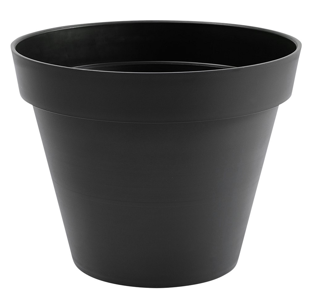 Pot Toscane Ø60xH.65cm Gris Anthracite - EDA