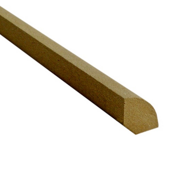 1/4 rond mdf brut 18 mm - SUP BOIS