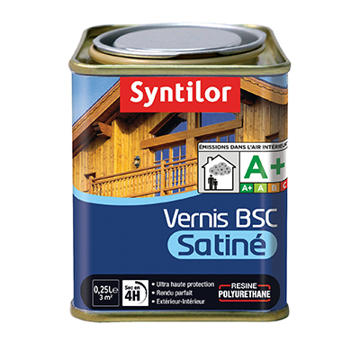 Vernis BSC satiné 0.25L incolore - SYNTILOR