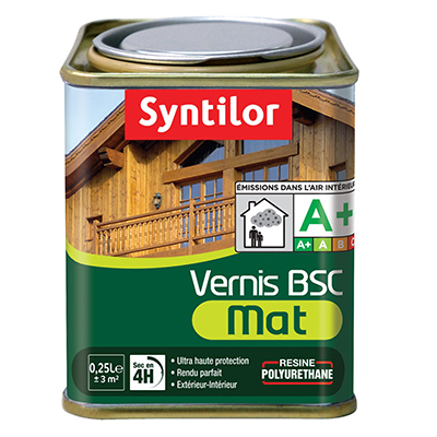 Vernis BSC mat 0.25L incolore - SYNTILOR
