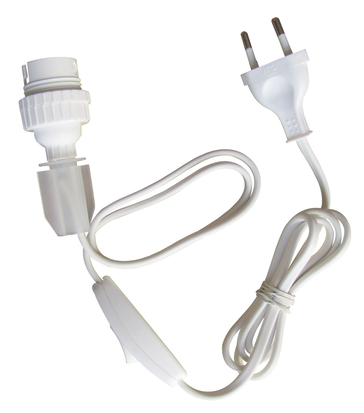 adaptateur bouteille b22 + câble avec interrupteur et fiche - TIBELEC