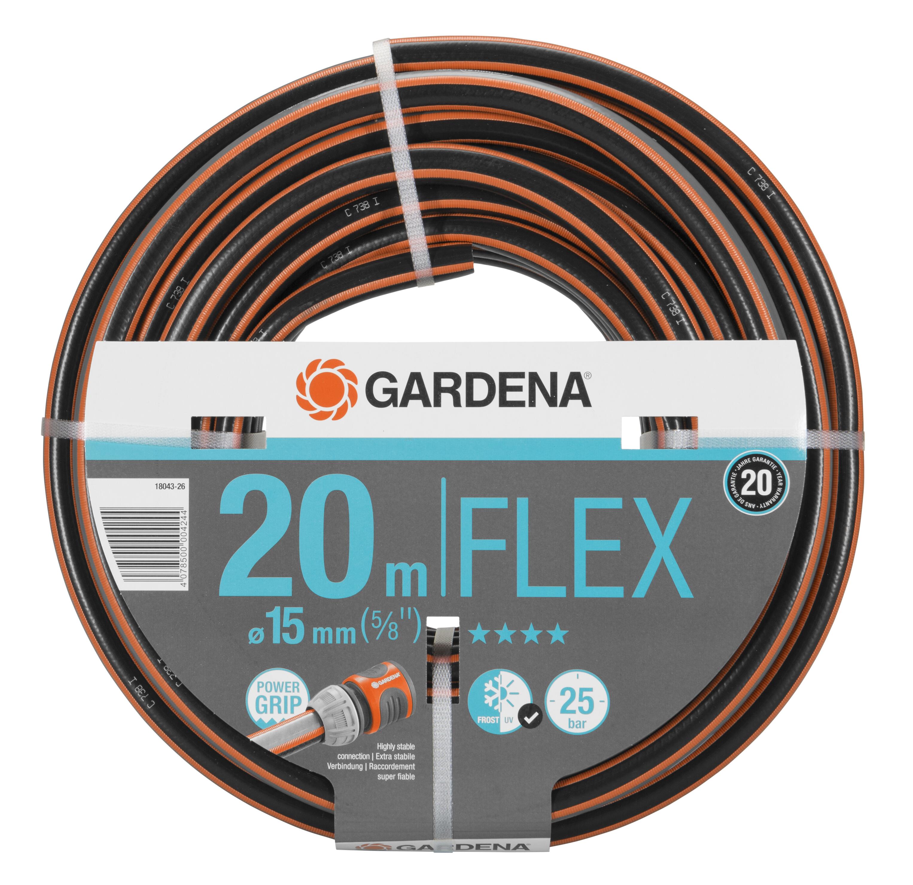 Tuyau arrosage Comfort Flex Ø15mm 20m - GARDENA