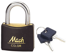 Cadenas Color 40mm anse acier 2 clés - THIRARD