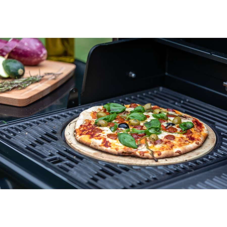 Culinary Modular : Kit Pizza Pierre à cuire + Plaque Inox Ø30cm + Roulette