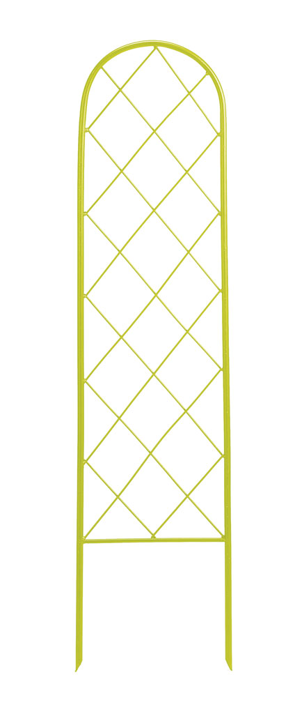 Trellis métal décoratif à planter 0,50 x 1,80m, Vert anis, CLASSIC METAL TRELLIS