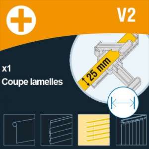 V2/ coupeur de lamelles 25 mm - MADECO