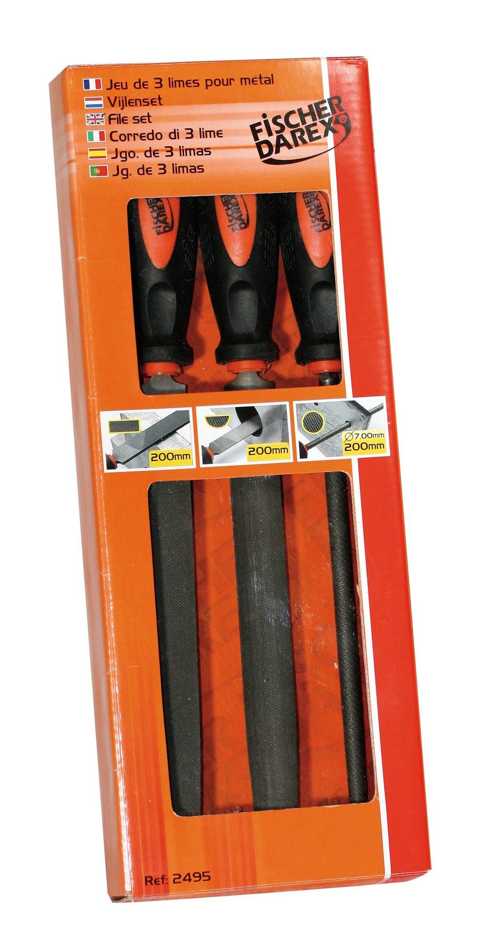 Kit de 3 limes - FISCHER DAREX