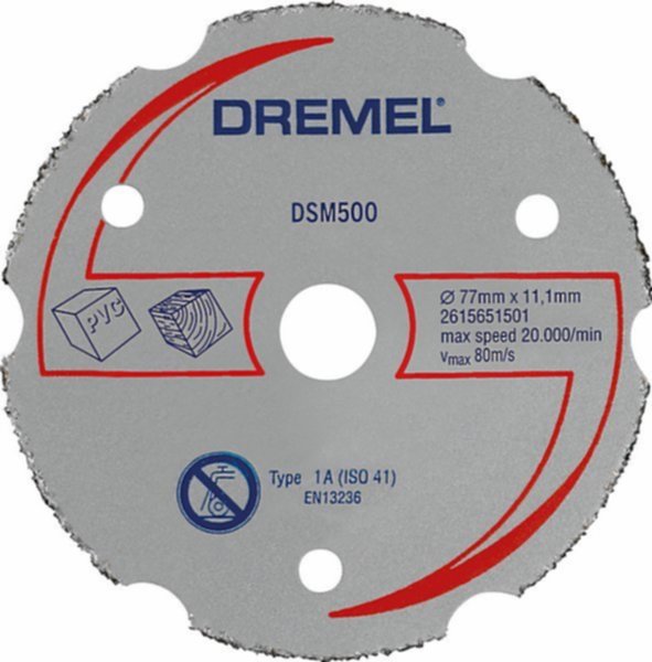 Disque Découpe Bois-Plastique-Plâtre - DREMEL