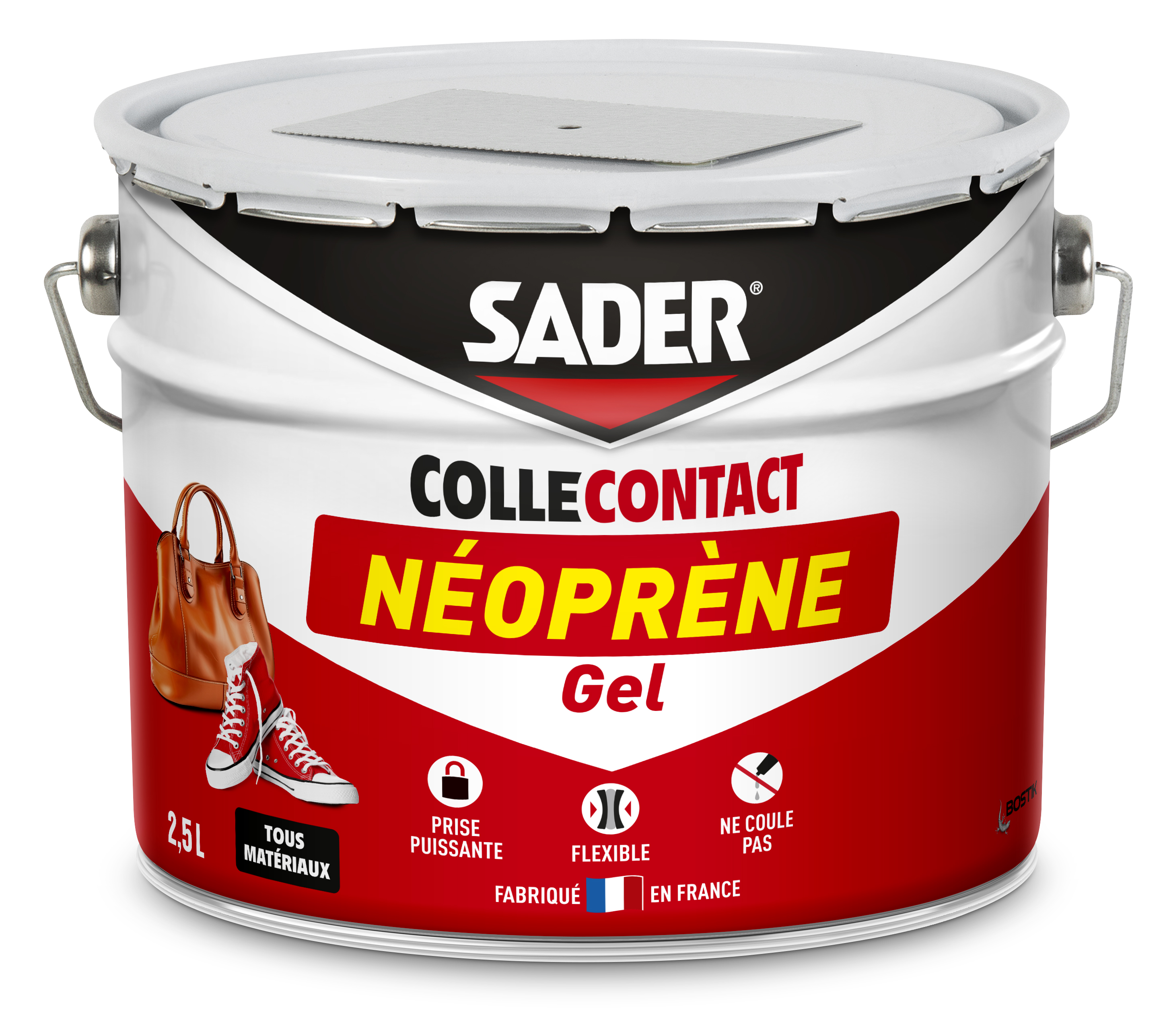 Colle Contact Néoprène Gel Seau 2,5L - SADER