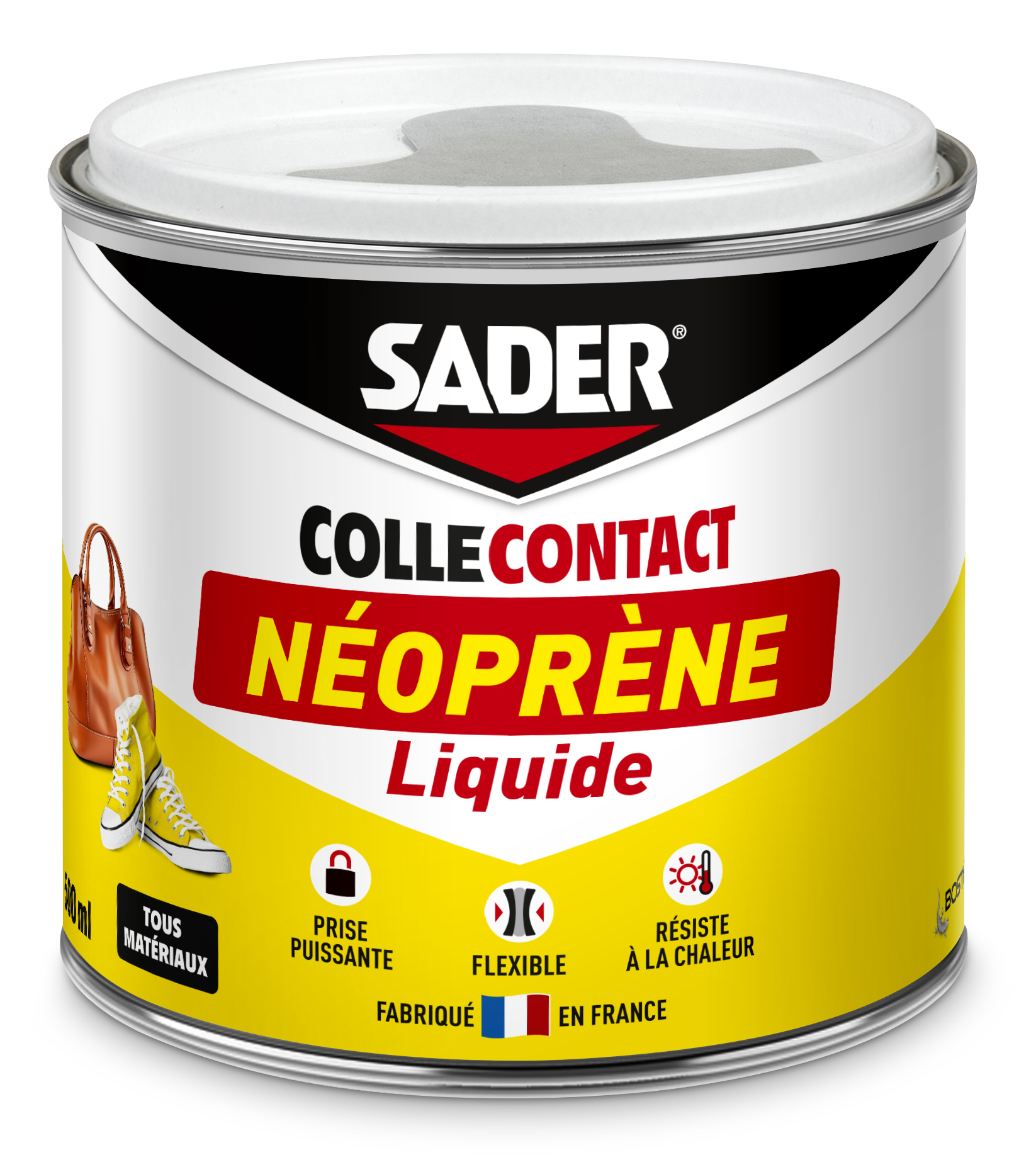 Colle Contact Néoprène Liquide 500ml - SADER