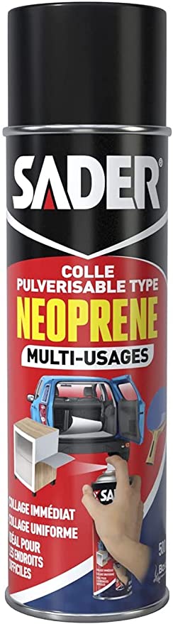 Colle en Spray type Neoprène Multiusage 500ml - SADER