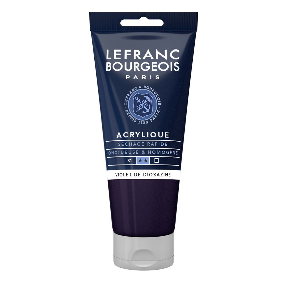 Acrylique Fine Violet de dioxazine 80 ml - LEFRANC BOURGEOIS