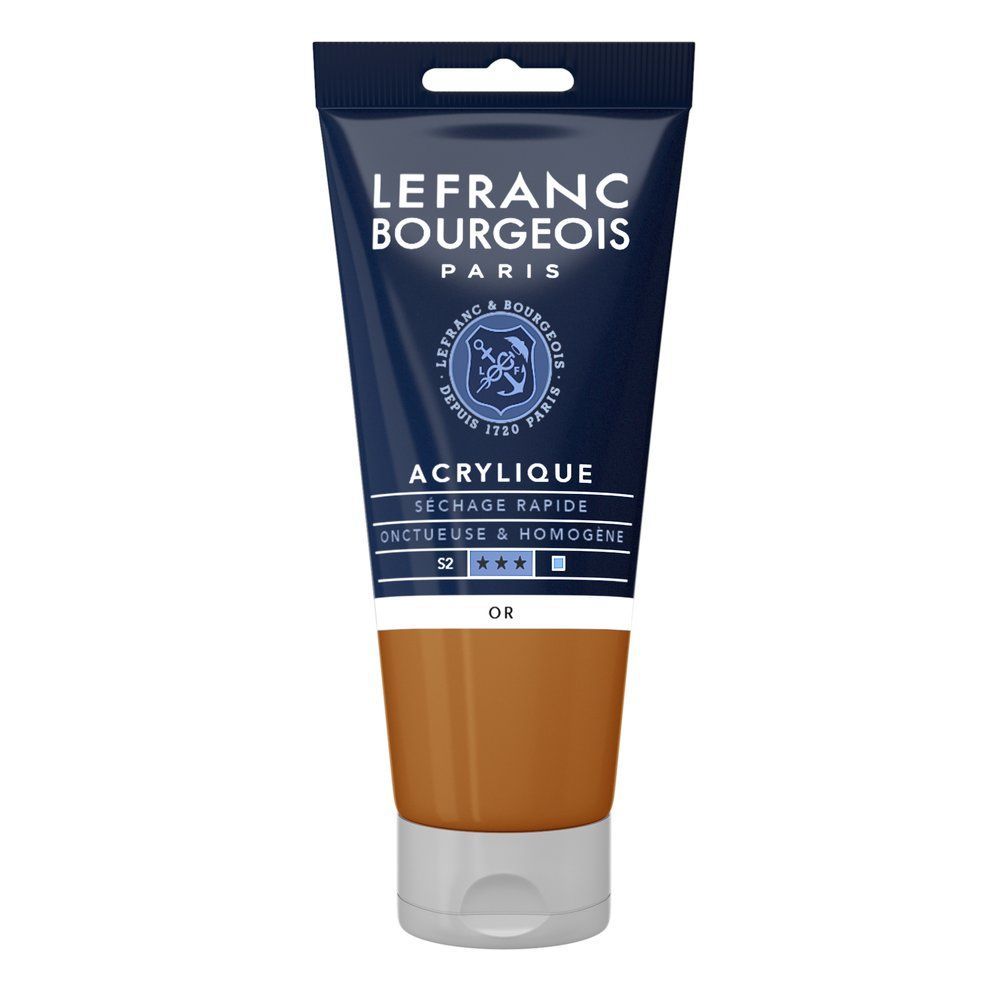 Acrylique Fine Or 80 ml - LEFRANC BOURGEOIS