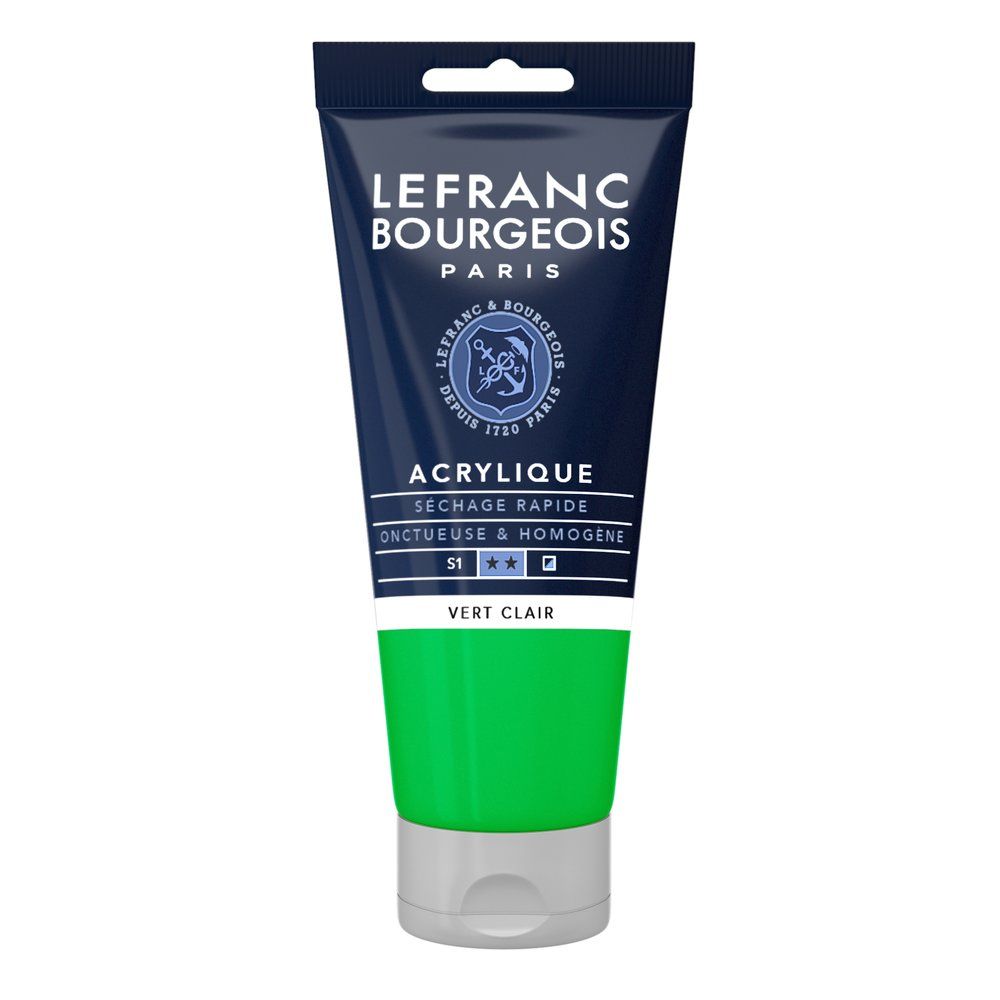 Acrylique Fine Vert clair 80 ml - LEFRANC BOURGEOIS