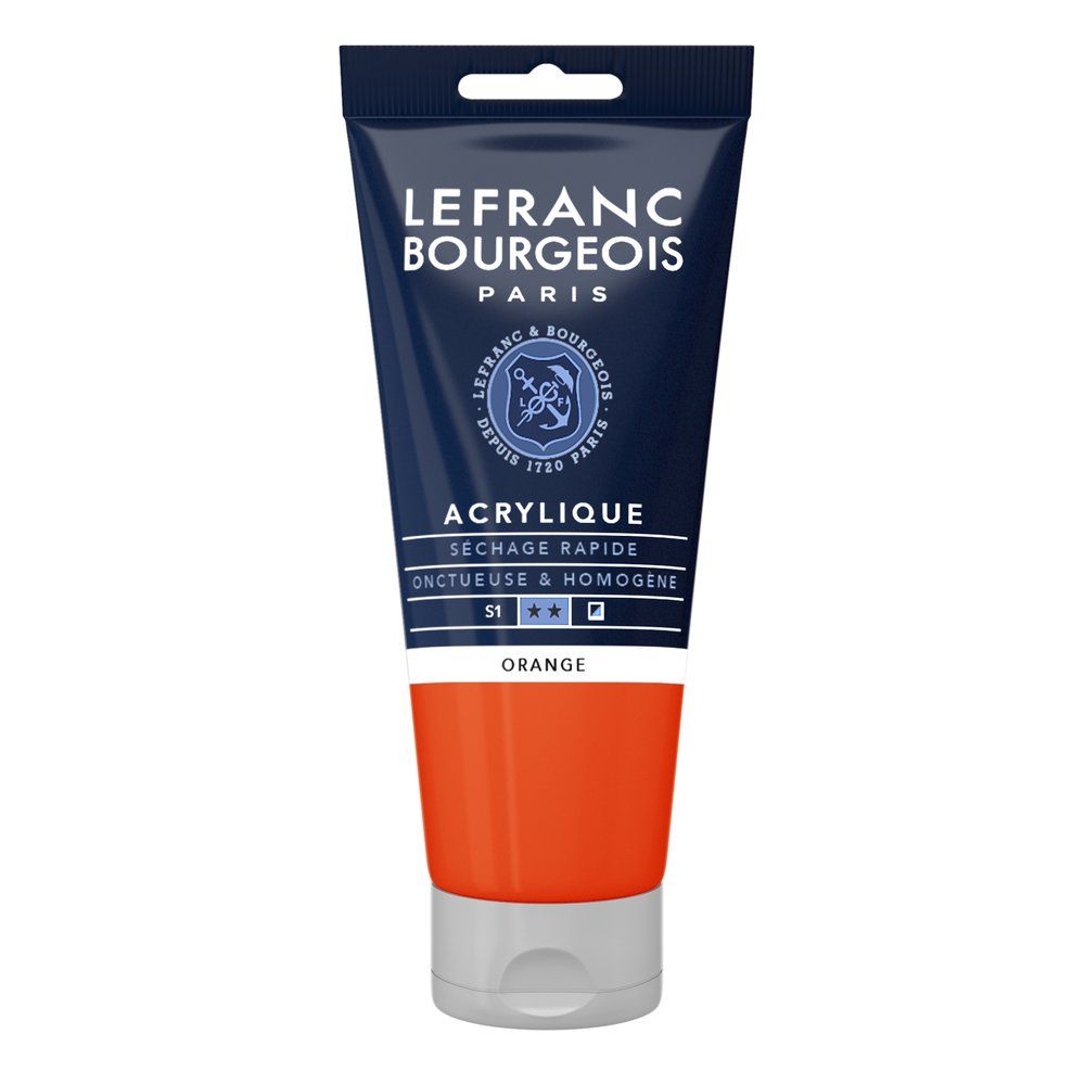 Acrylique Fine Orange 80 ml - LEFRANC BOURGEOIS