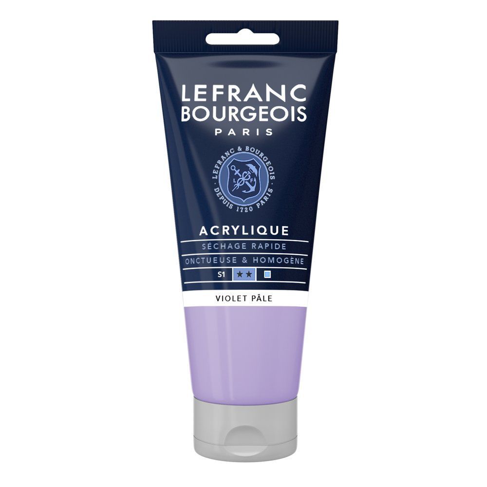 Acrylique Fine Violet pâle 80 ml - LEFRANC BOURGEOIS