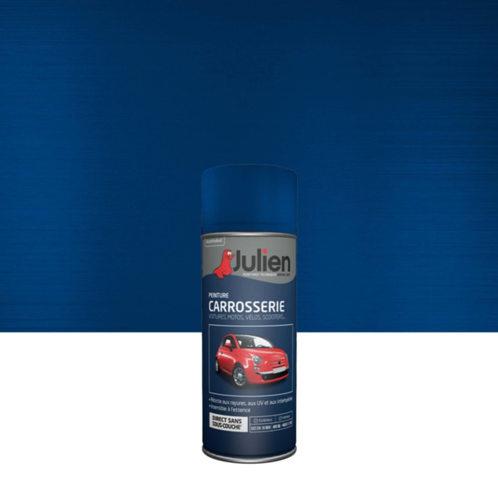 Peinture aérosol Carrosserie Métallisé Bleu Monaco 400ml - JULIEN