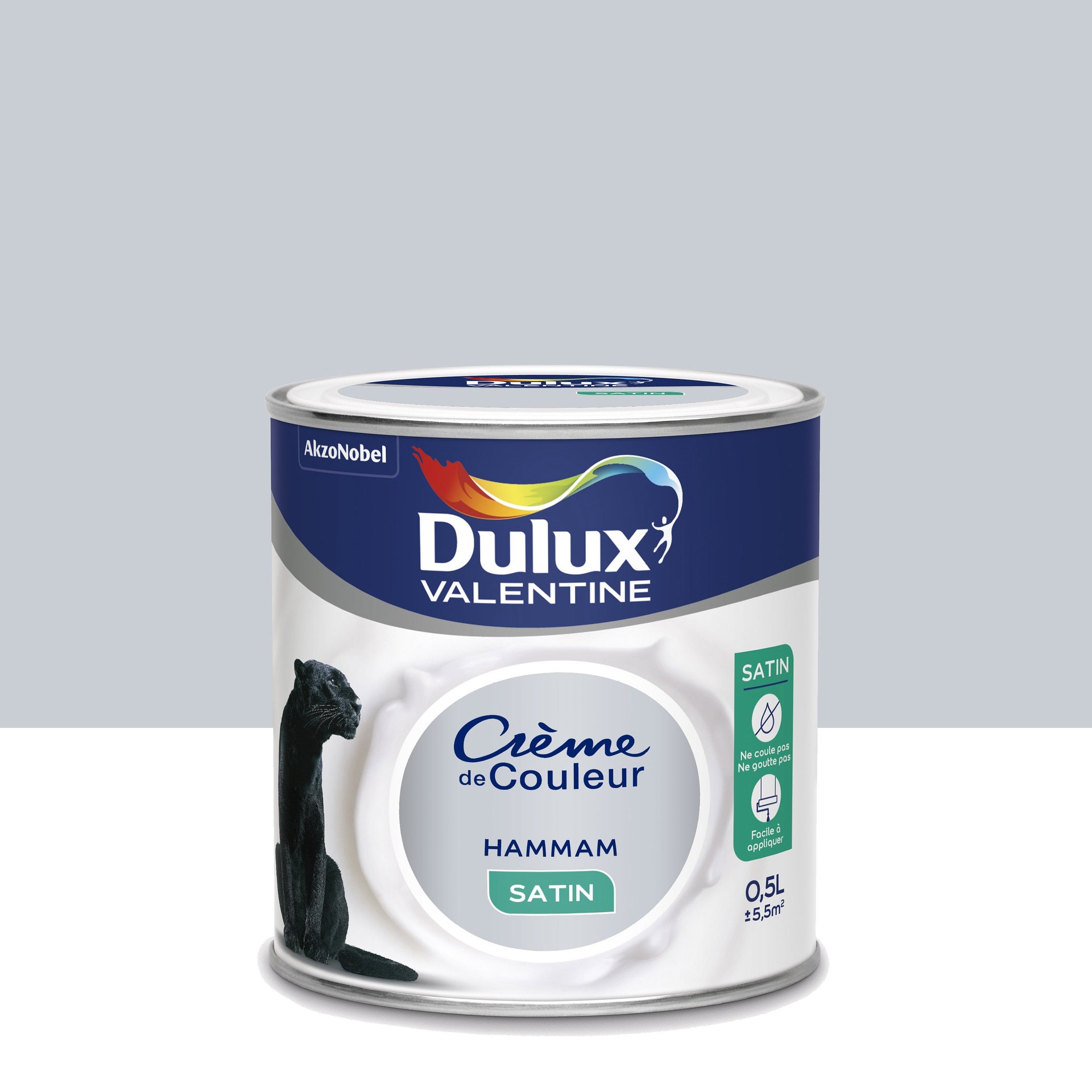 Peinture intérieure Crème de couleur satin Hammam 0,5L - DULUX VALENTINE