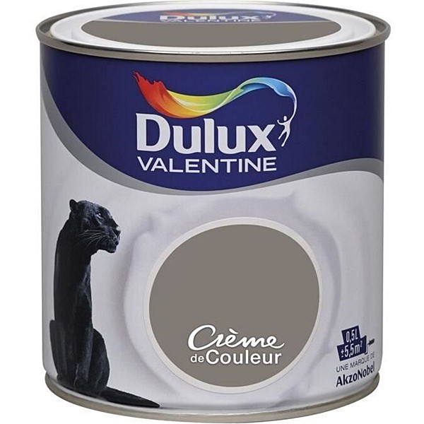 Peinture Crème de Couleur satin 0,5L Giboulée