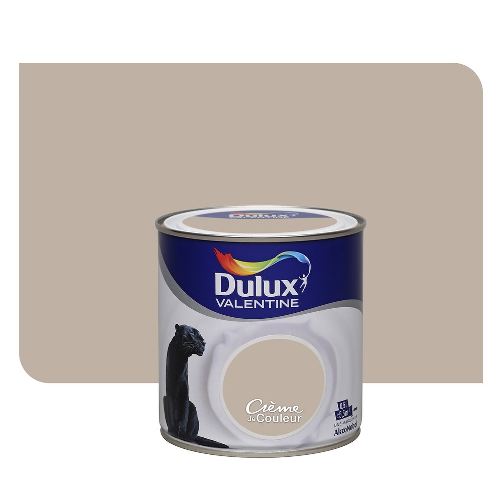 Peinture intérieure Crème de couleur satin Gazelle® 0,5L - DULUX VALENTINE