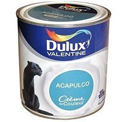 Peinture intérieure Crème de couleur satin Crème Noisette 0,5L - DULUX VALENTINE