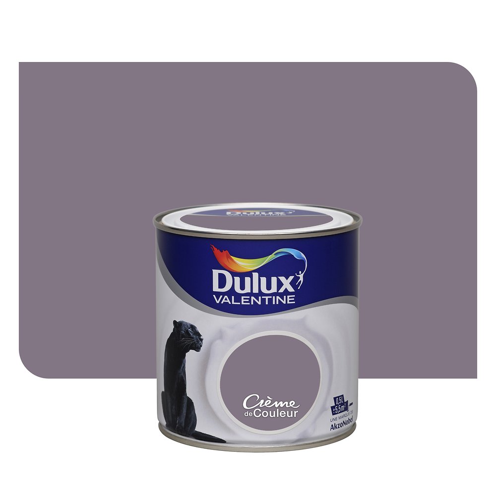 Peinture intérieure Crème de couleur satin Bûche 0,5L - DULUX VALENTINE