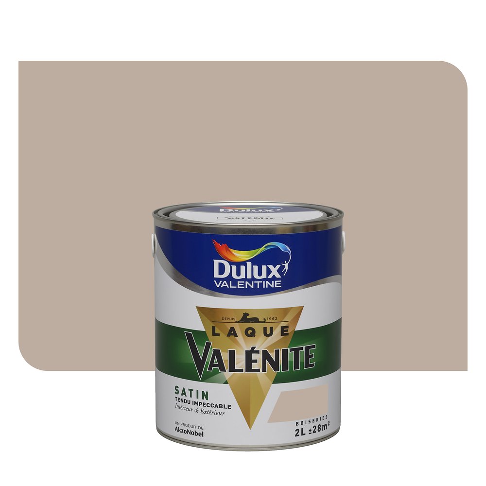 Laque Valénite Satin 2L Marron Glacé