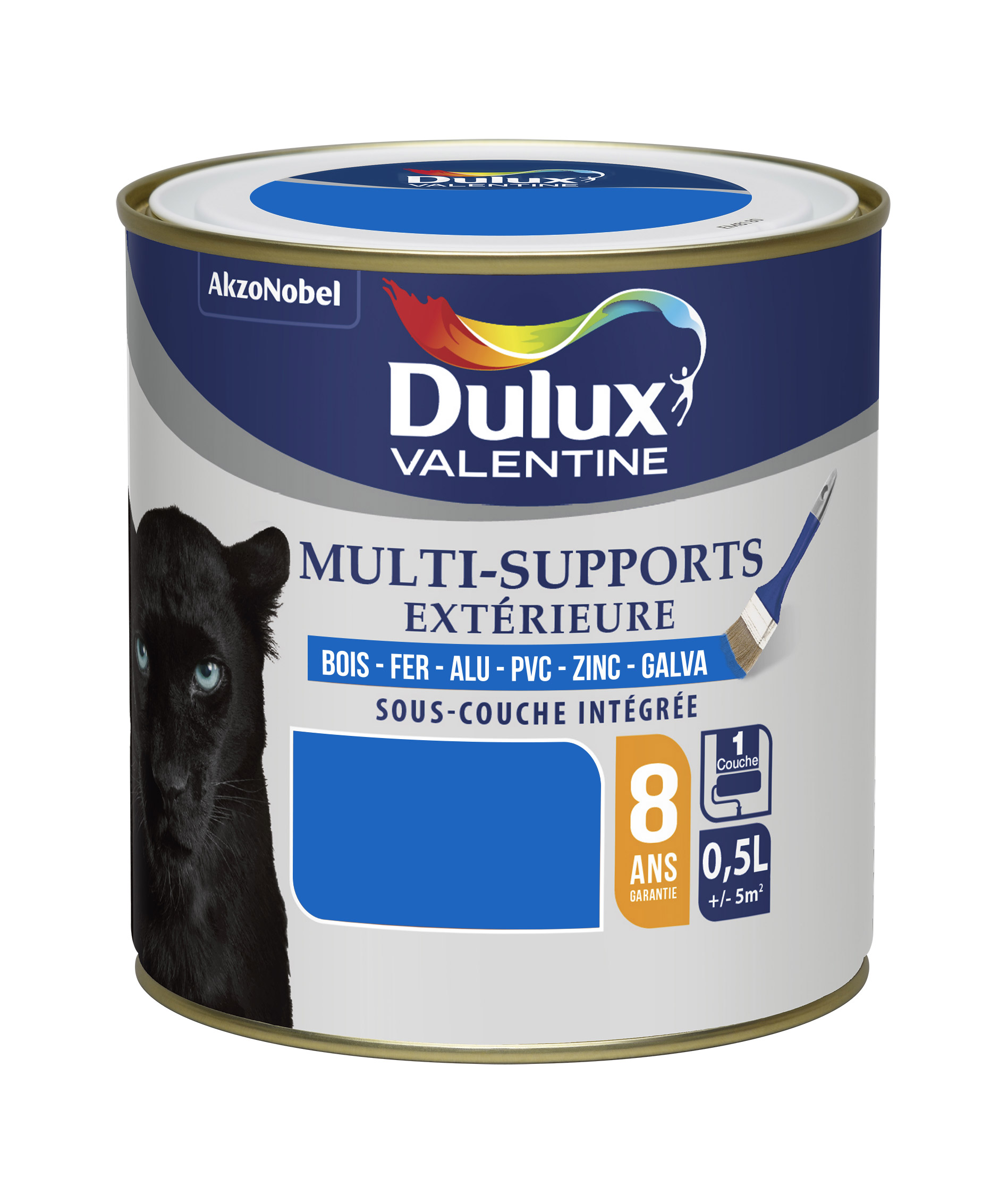 Peinture multisupport extérieure 0,5L Bleu Breton