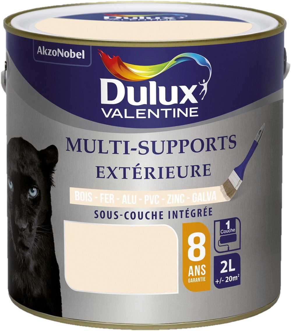 Peinture multisupport extérieure 2L Blanc Cassé