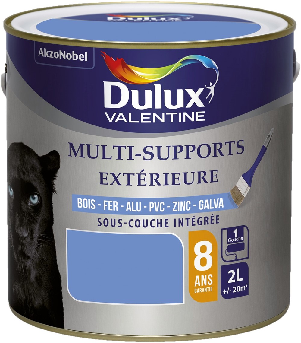 Peinture multisupport extérieure 2L Bleu Provence