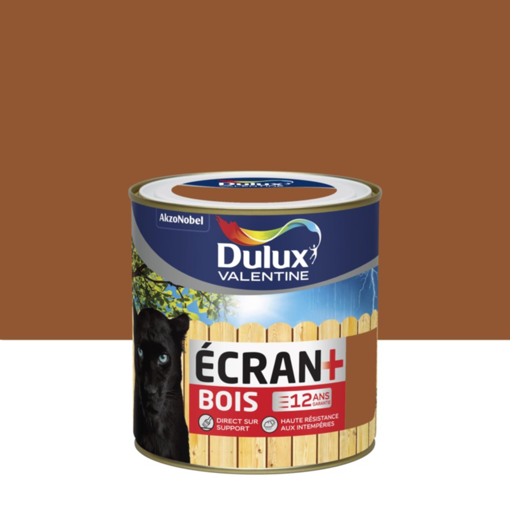 Peinture Ecran+ Bois Teck Satin 0,5L - DULUX VALENTINE