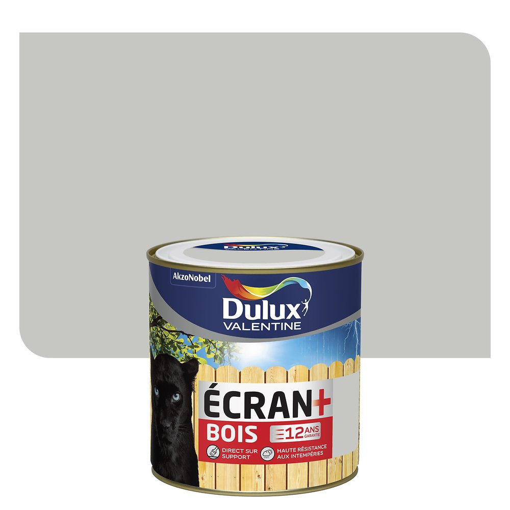 Peinture Ecran + Bois 0,5L Gris Clair