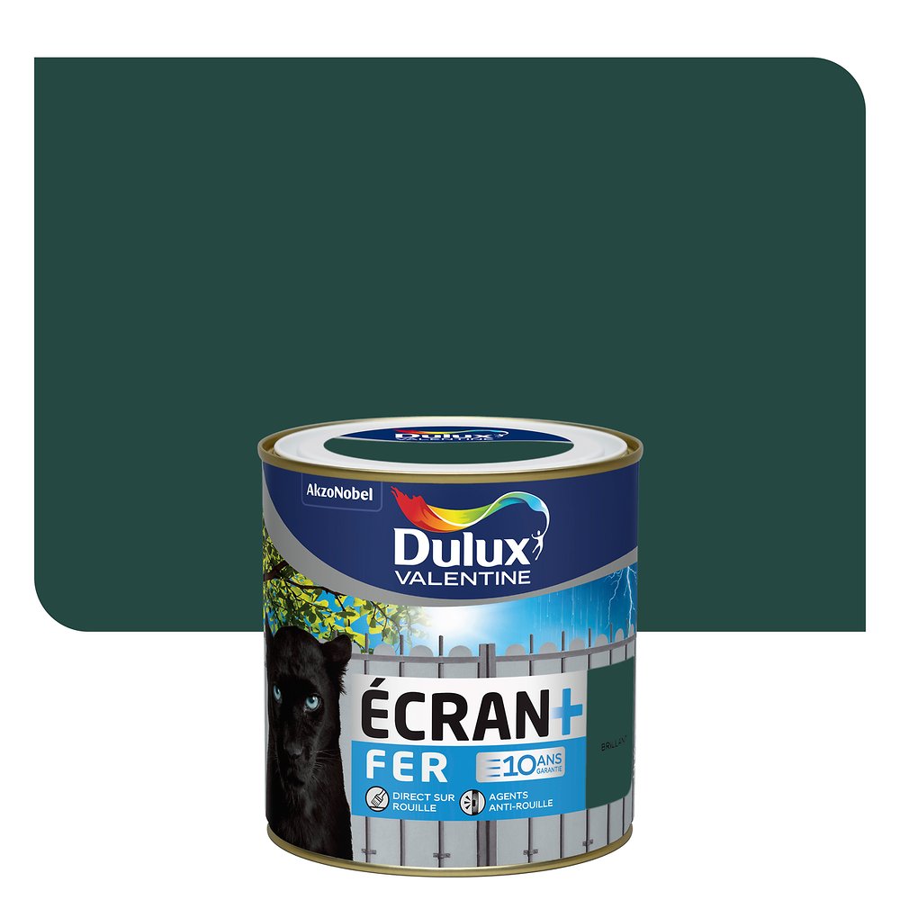 Peinture Ecran + Fer Brillant 0,5L Vert Patrick