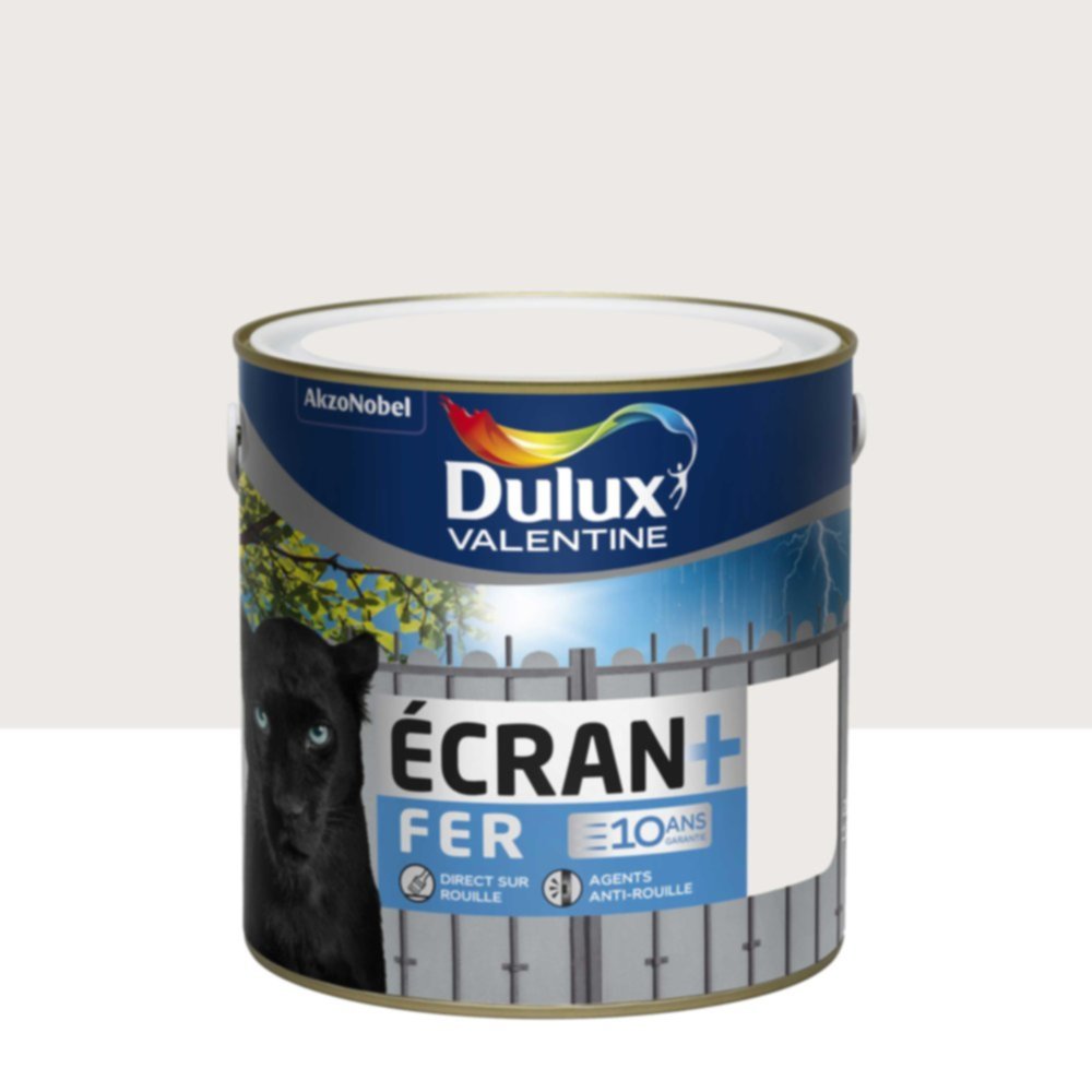 Peinture Ecran+ Fer Protection Antirouille Vert Basque Brillant 2L - DULUX VALENTINE