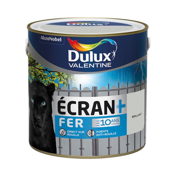 Peinture Ecran + Fer Brillant 2L Gris Clair