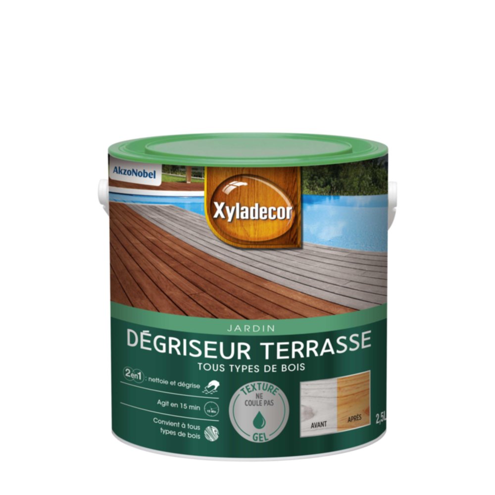 Dégriseur Terrasse Xyladecor Mat Incolore 2,5L