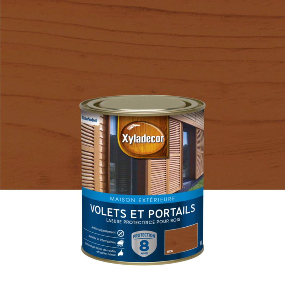 Lasure Protectrice PourXyladecor Satin Teck 1 L